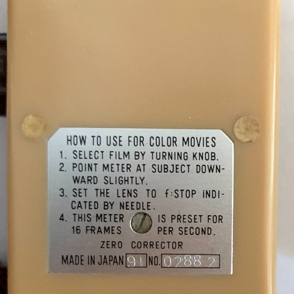 RARE MINT VINTAGE WALZ MOVIE LIGHT METER & CASE... - Picture 6 of 9